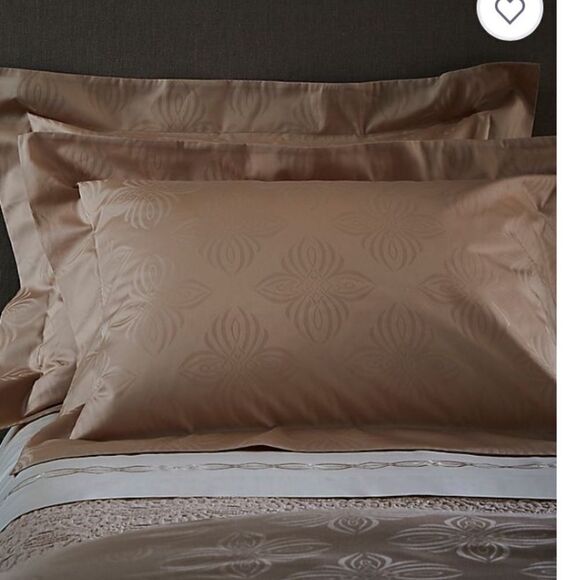 Boho powder pink standard shams- 1 pair - Picture 1 of 2